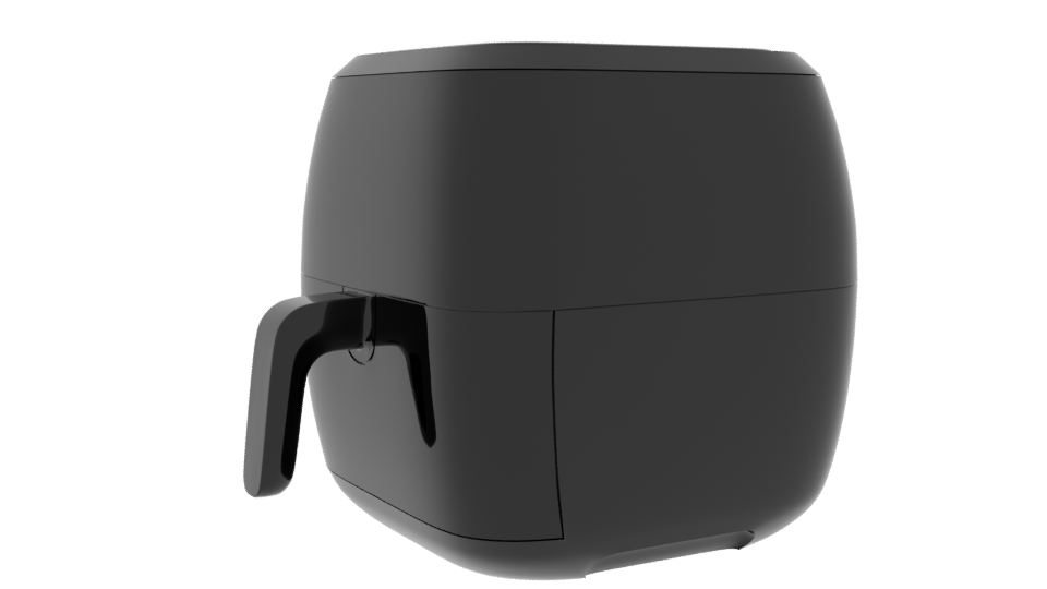 Stylish Air Fryer 3D Model - Professional 3D Model Render 13