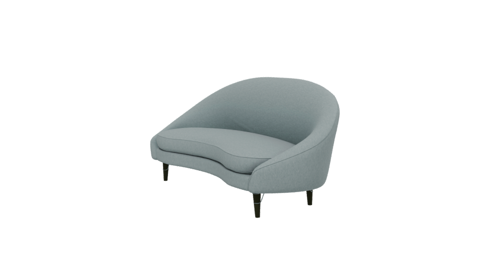 Stylish Mid-Century Sofa Model - Professional 3D Model Render 13