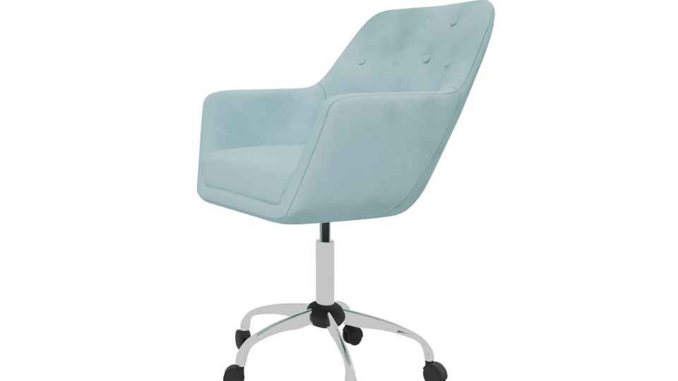 Stylish Modern Swivel Chair 3D Model - Professional 3D Model Render 13