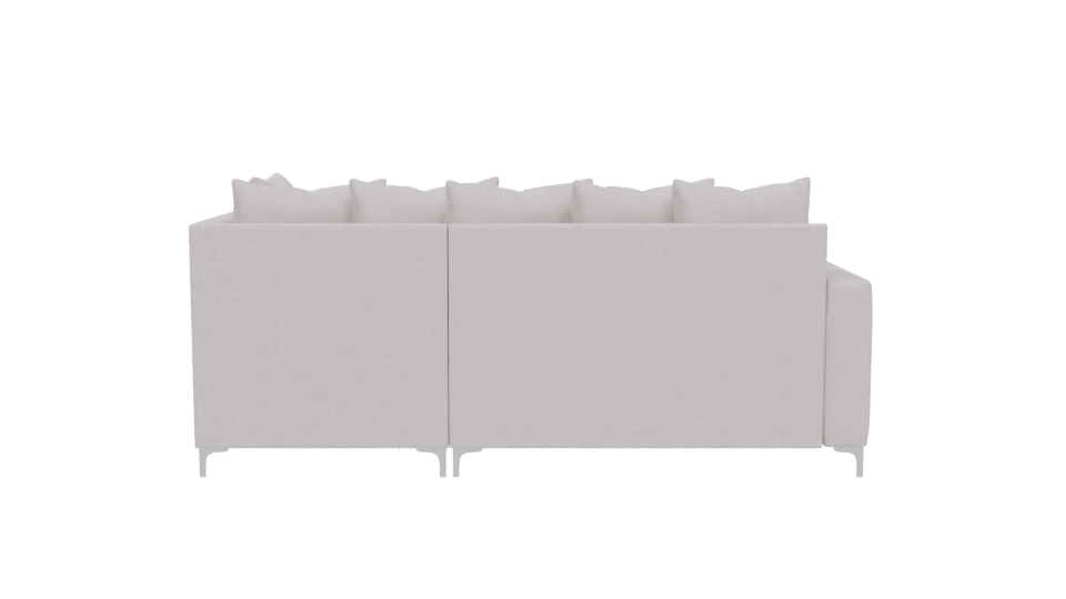 Contemporary L-Shaped Sofa Model - Professional 3D Model Render 5