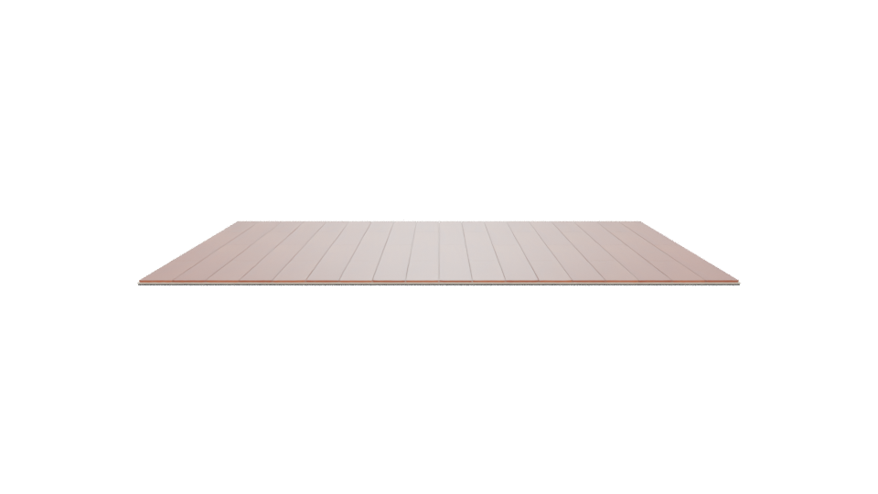 Sleek Wooden Floor Panel 3D - Professional 3D Model Render 11