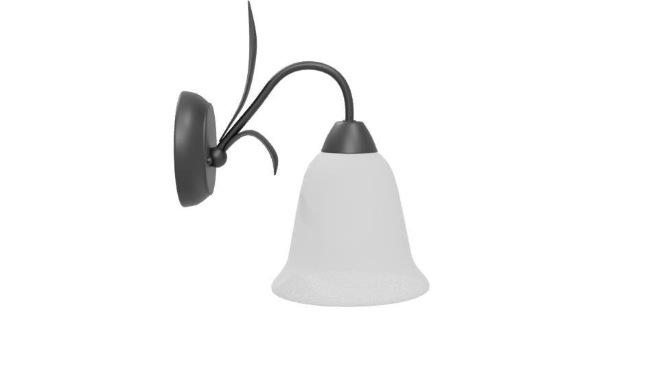 Contemporary Wall-Mounted Lamp 3D Model - Professional 3D Model Render 5