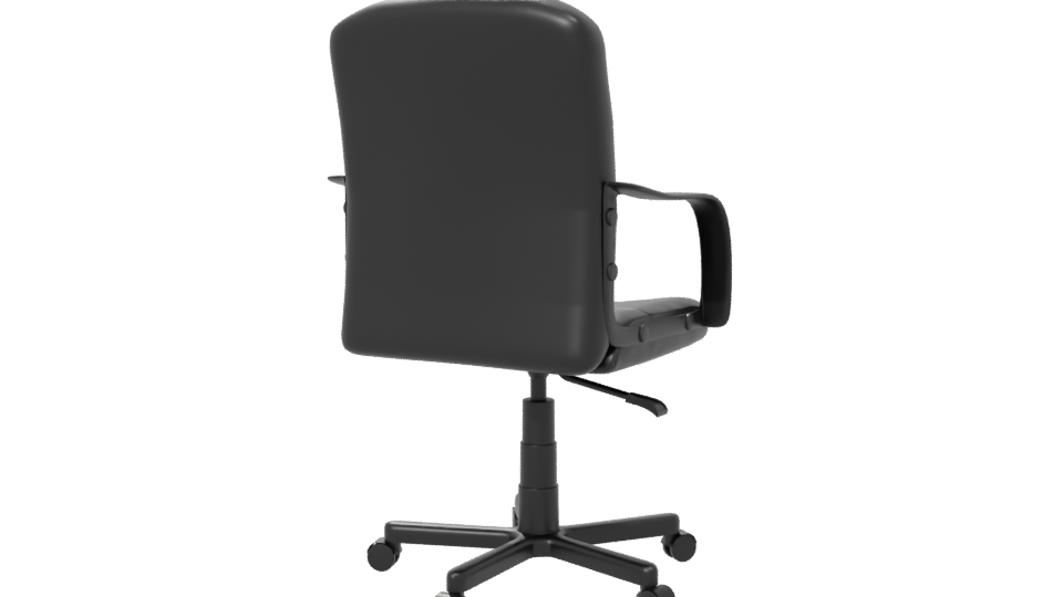 Stylish Modern Office Chair 3D - Professional 3D Model Render 6