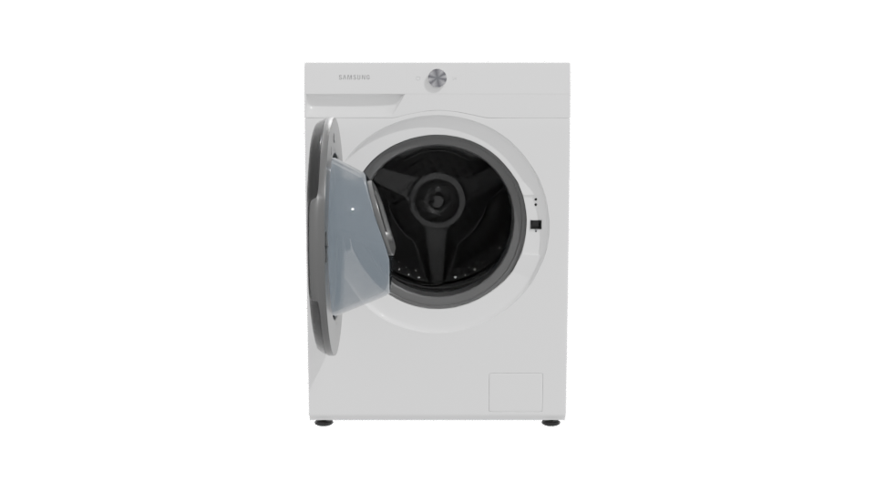 Modern Washing Machine 3D Model - Professional 3D Model Render 11