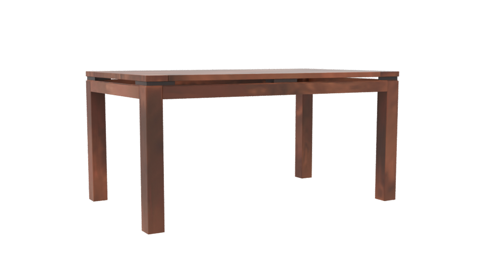 Modern Wooden Table Model 3D - Professional 3D Model Render 7