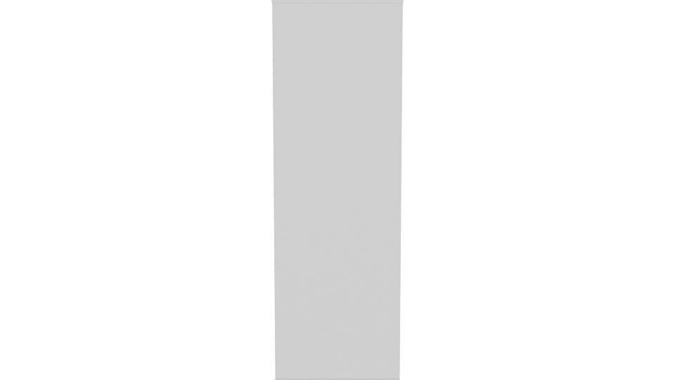 Minimalist Double-Door Storage Cabinet 3D Model - Professional 3D Model Render 5