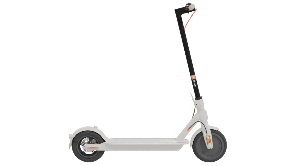 Stylish Electric Scooter 3D Model - Professional 3D Model Render 11