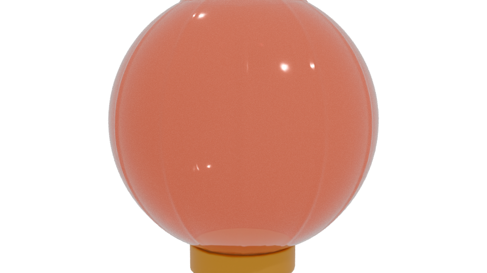 Stylish Modern Glass Lantern 3D Model - Professional 3D Model Render 11