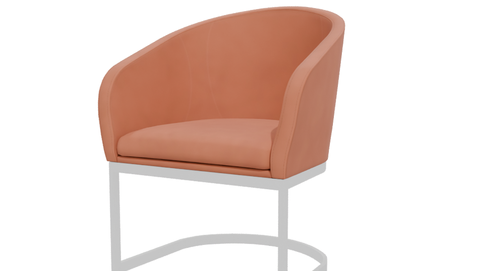 Chic Modern Accent Chair 3D - Professional 3D Model Render 12