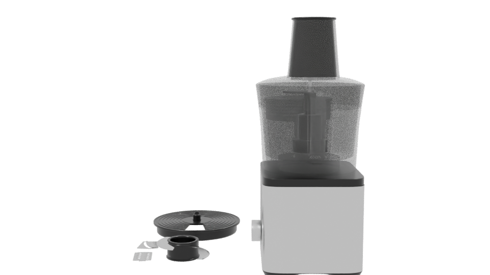 Stylish Kitchen Appliance Set 3D Model - Professional 3D Model Render 2