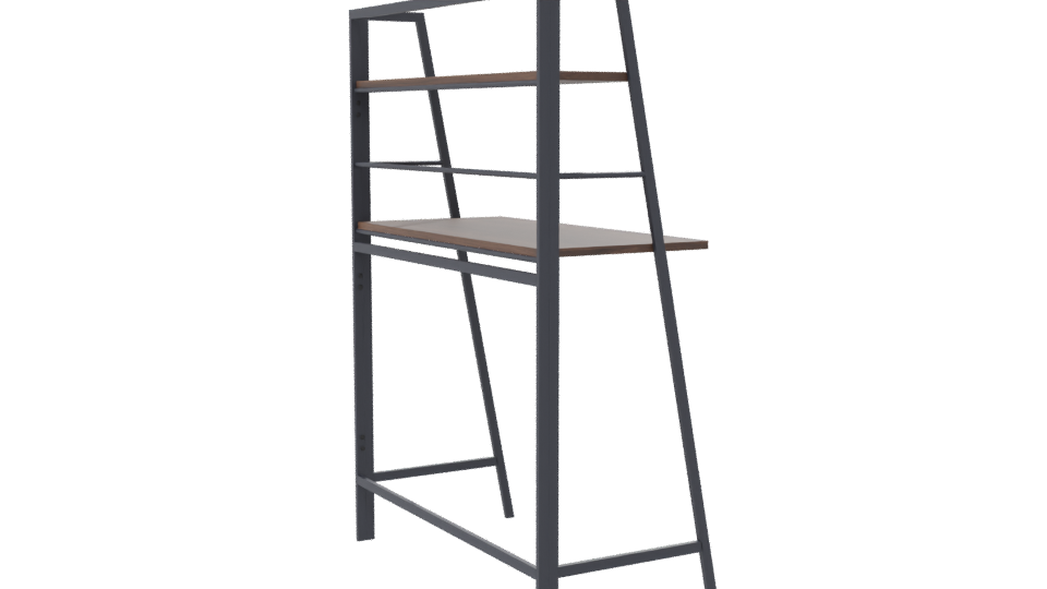 Modern Workspace Desk 3D Model - Professional 3D Model Render 7