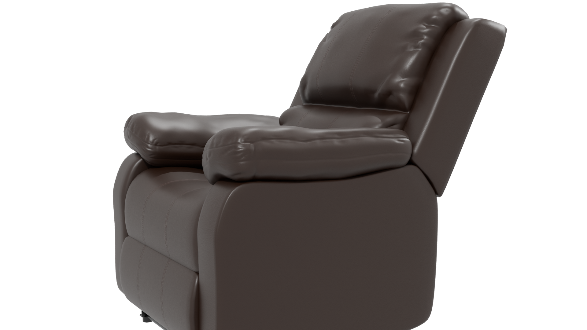 Cozy Reclining Armchair 3D - Professional 3D Model Render 13