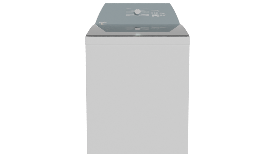 Stylish Top-Load Washing Machine 3D - Professional 3D Model Render 11