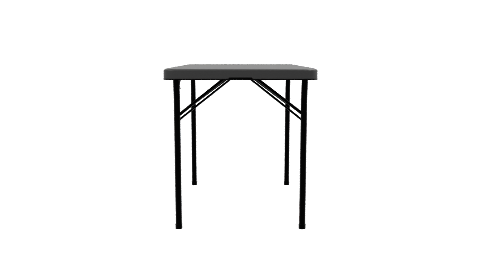 Sleek Modern Folding Table 3D Model - Professional 3D Model Render 2