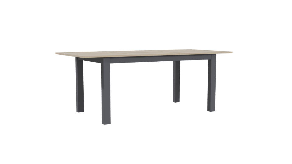 Minimalist Wooden Dining Table 3D - Professional 3D Model Render 4