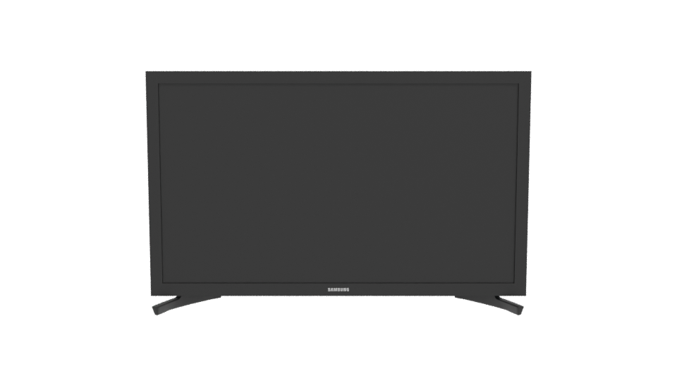 Realistic Flat Screen Television - Professional 3D Model Render 11