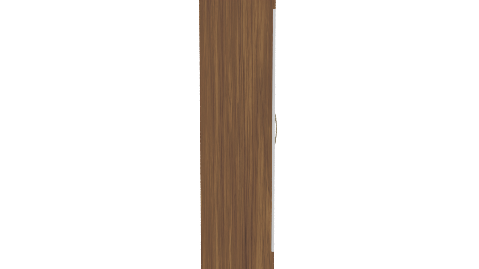 Stylish Wooden Wardrobe 3D Model - Professional 3D Model Render 8