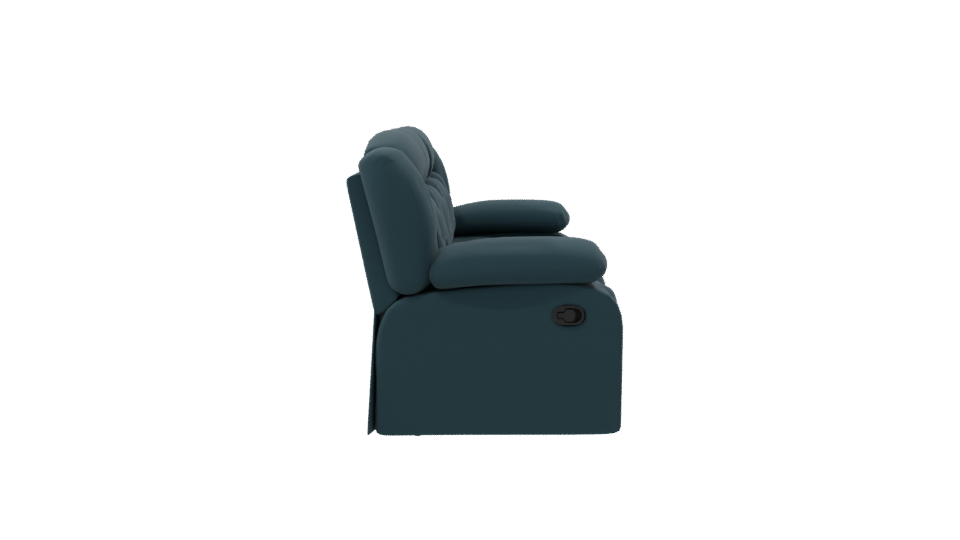Sleek Modern Fabric Sofa - Professional 3D Model Render 8