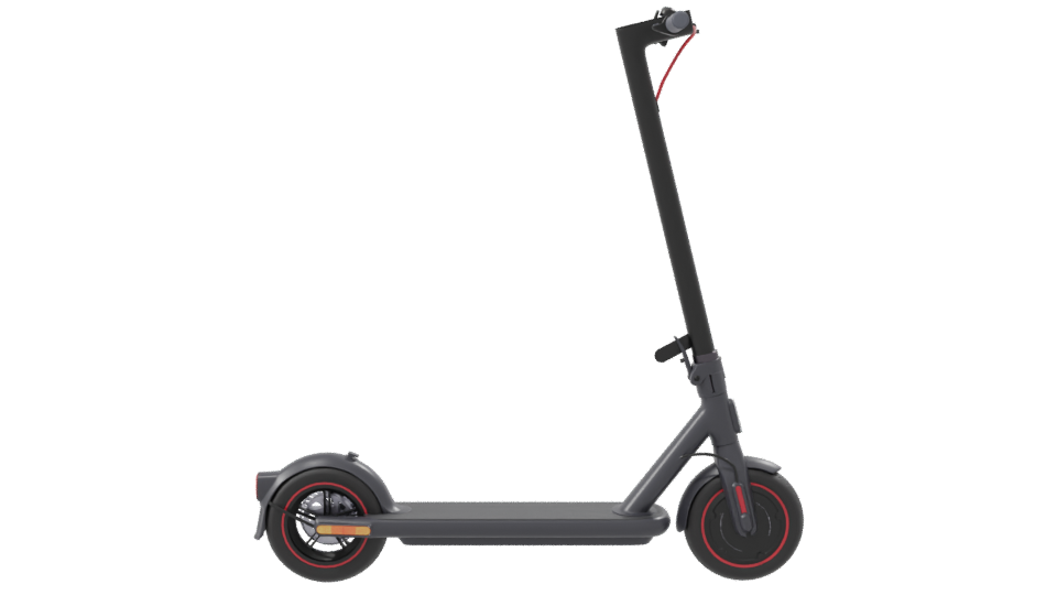 Sleek Electric Scooter Model - Professional 3D Model Render 8