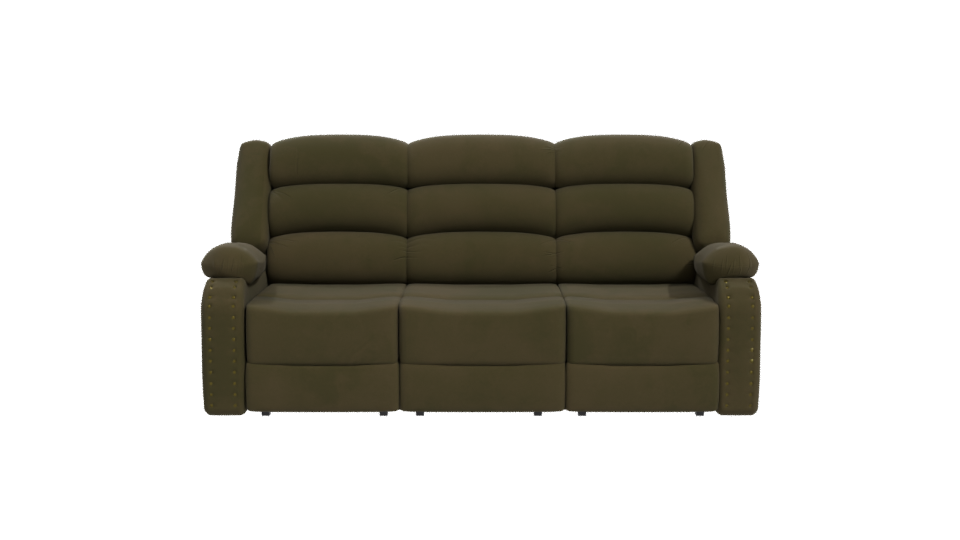 Stylish Reclining Sofa 3D Model - Professional 3D Model Render 11