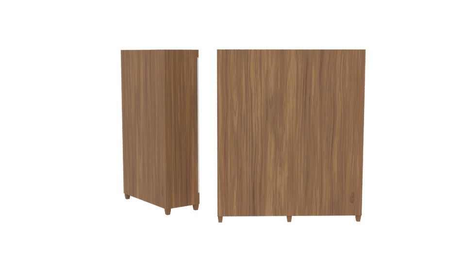 Stylish Wooden Wardrobe Set 3D - Professional 3D Model Render 6