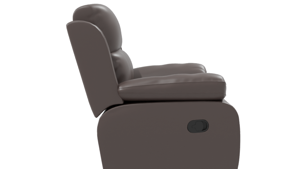 Contemporary Recliner Sofa Model - Professional 3D Model Render 8