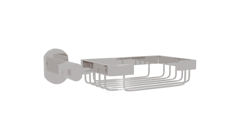 Wall-Mounted Shower Basket 3D - Professional 3D Model Render 10