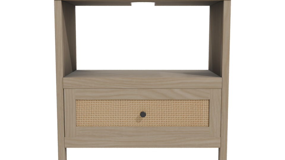 Contemporary Nightstand 3D Model - Professional 3D Model Render 11