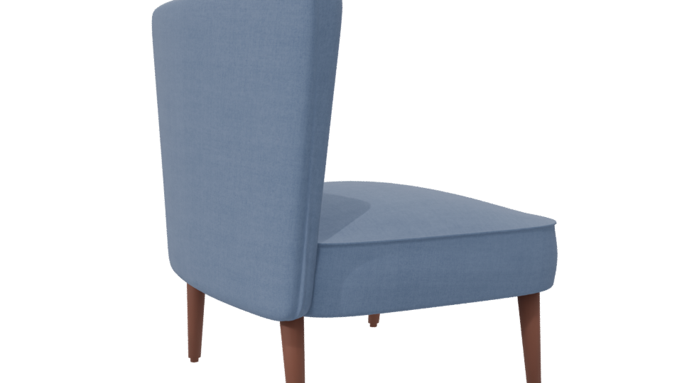 Stylish Modern Accent Chair 3D - Professional 3D Model Render 7