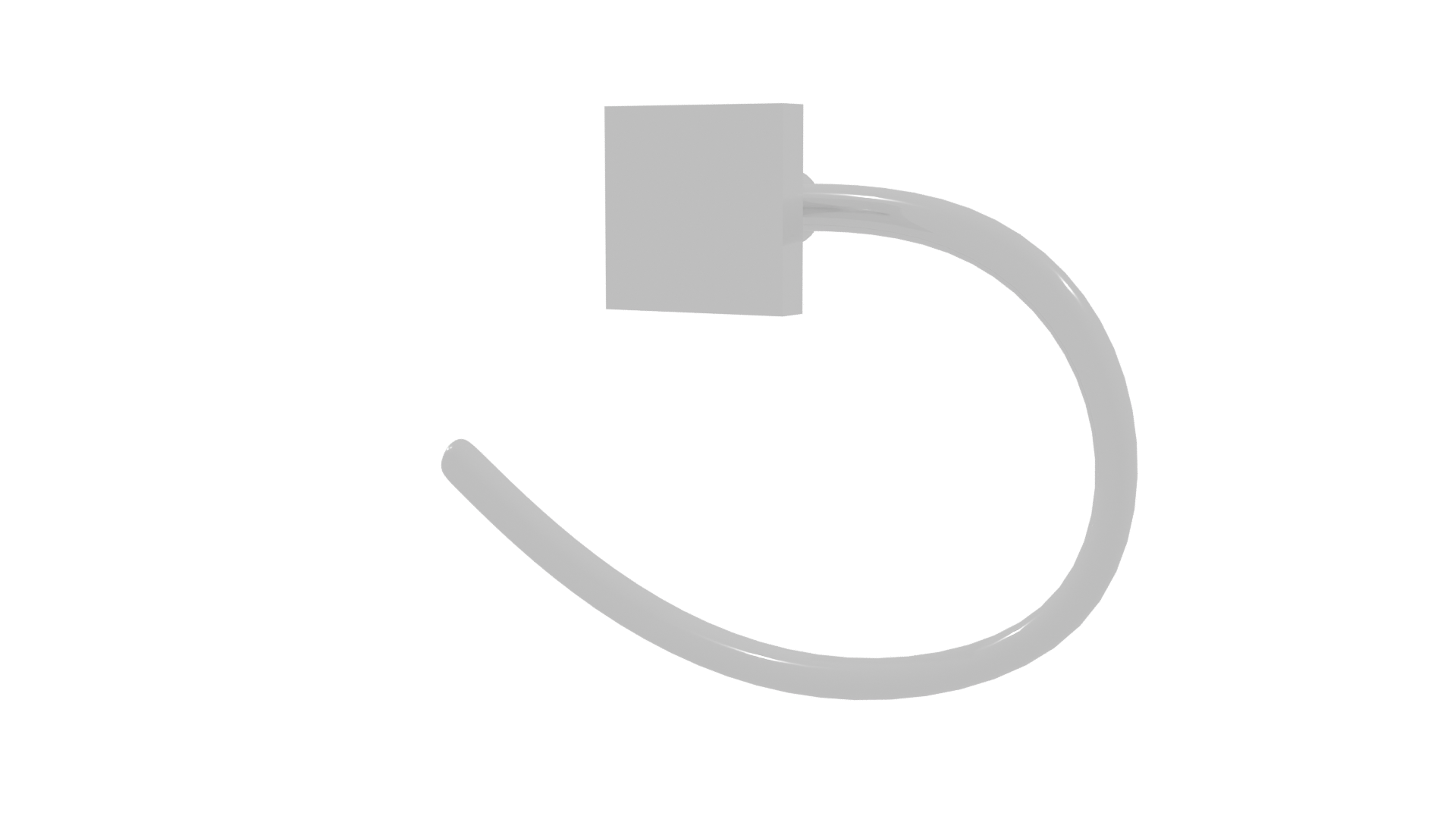 Modern Door Handle 3D Model - Professional 3D Model Render 9