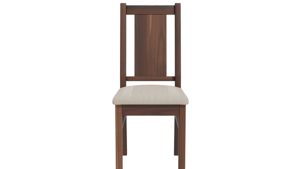 Modern Wooden Chair 3D Model - Professional 3D Model Render 11