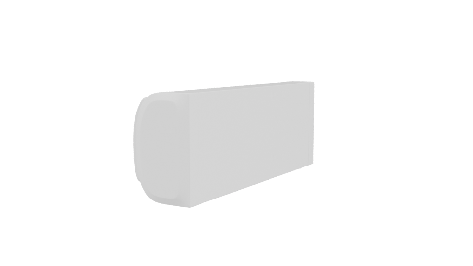 Sleek Wall-Mounted Air Conditioner 3D - Professional 3D Model Render 3