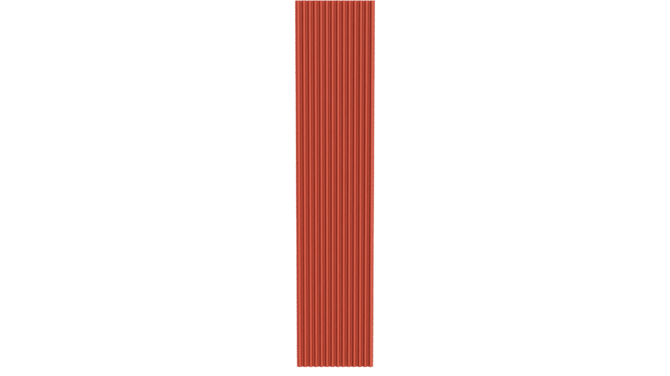 Stylized Vertical Red Strips Model - Professional 3D Model Render 11