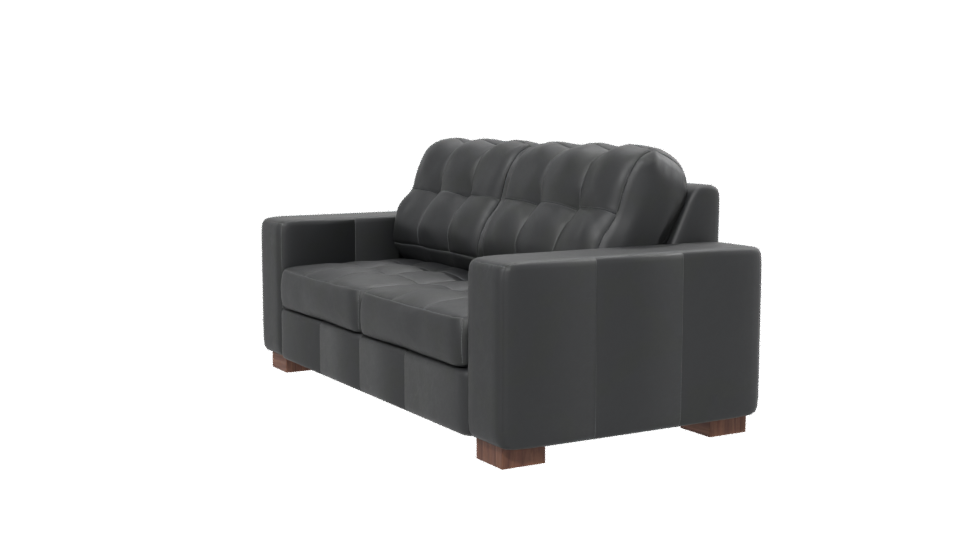 Stylish Modern Leather Sofa 3D - Professional 3D Model Render 13