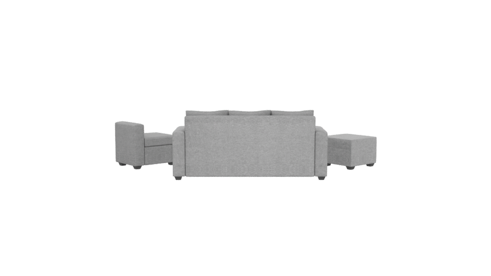 Modern Upholstered Sofa Set 3D Model - Professional 3D Model Render 5