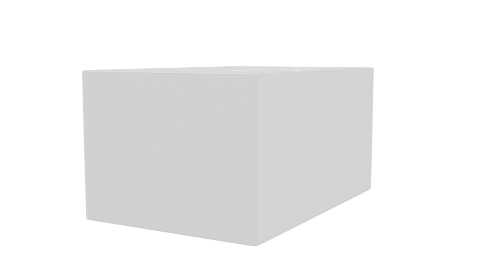 Sleek Minimalist Freestanding Bathtub 3D Model - Professional 3D Model Render 3