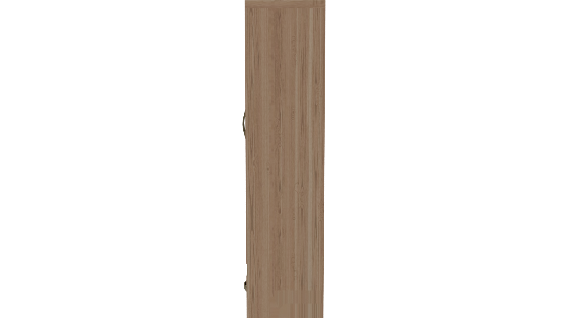 Stylish Wooden Wardrobe 3D - Professional 3D Model Render 2