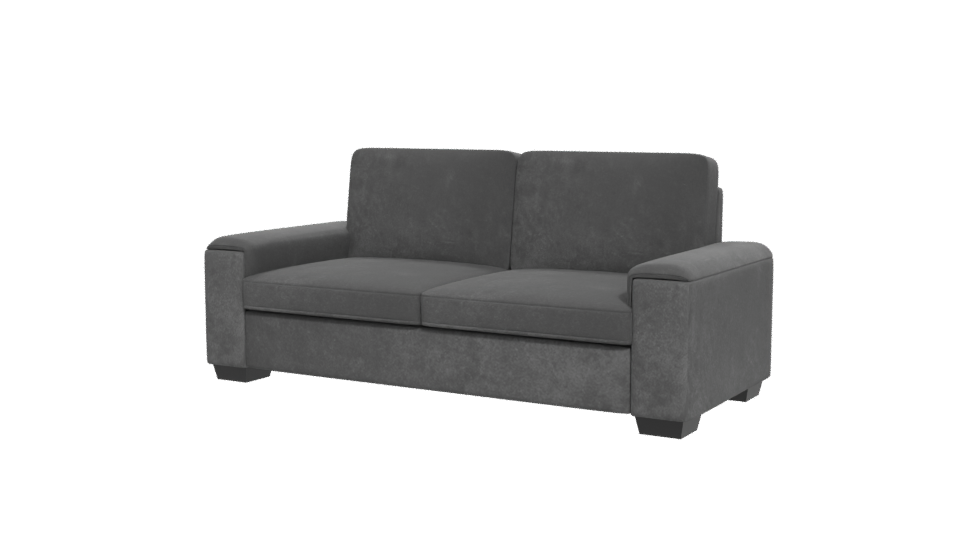 Contemporary Gray Fabric Sofa 3D - Professional 3D Model Render 12