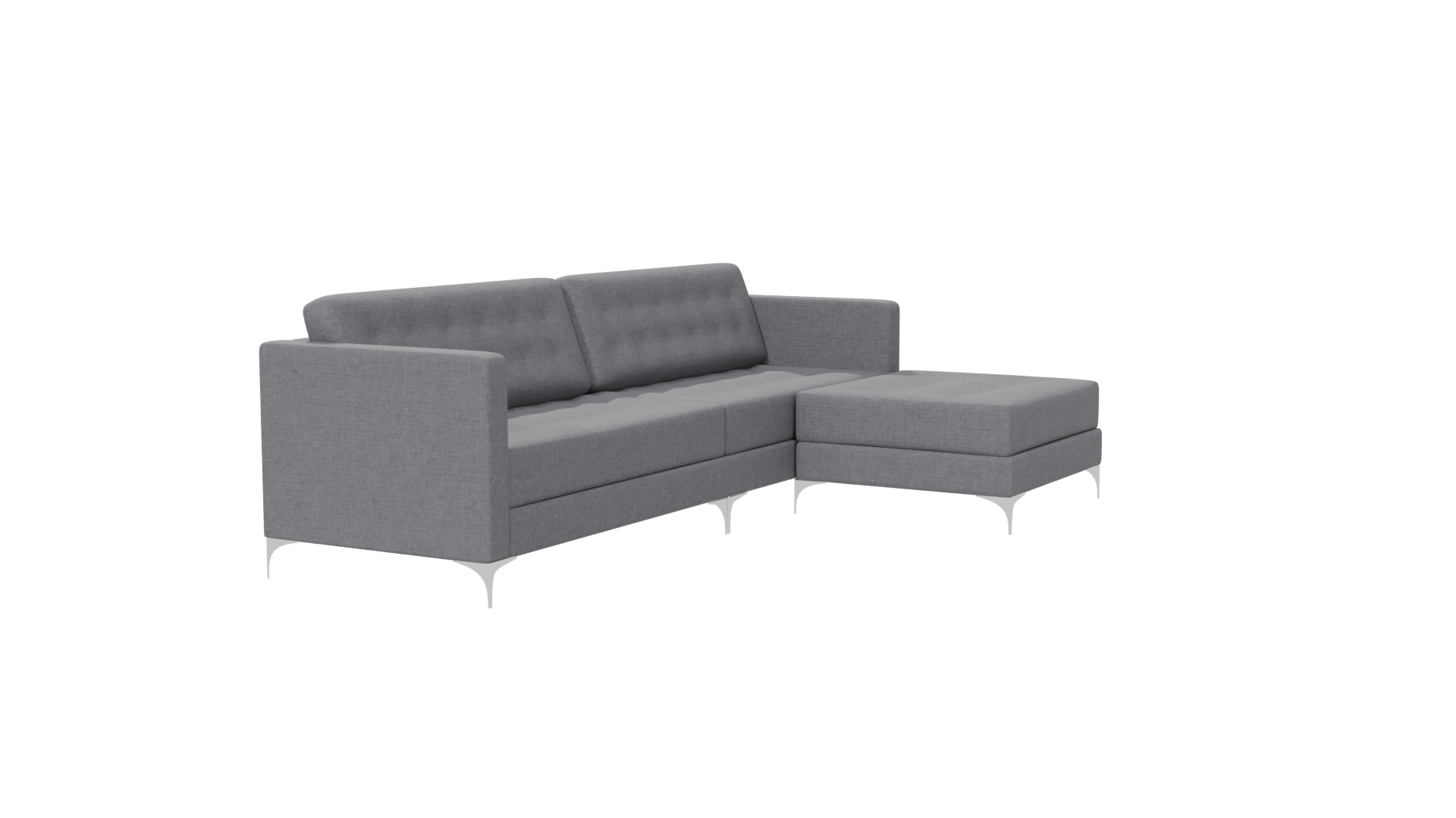 Contemporary Modular Sofa Model - Professional 3D Model Render 6