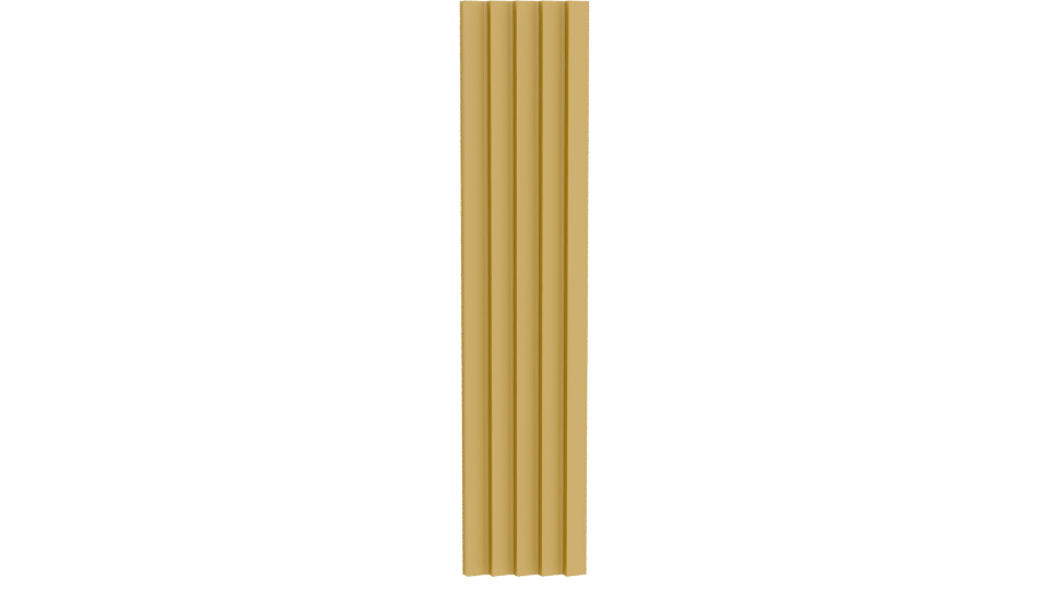 Stylized Vertical Column Model - Professional 3D Model Render 5