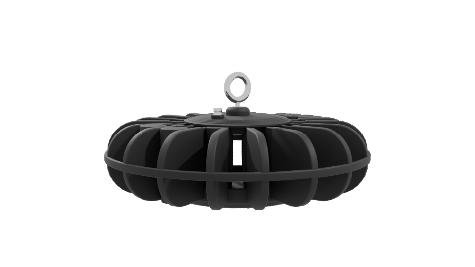 CAMPANA HIGH BAY 100W 3D Model - Professional 3D Model Render 10