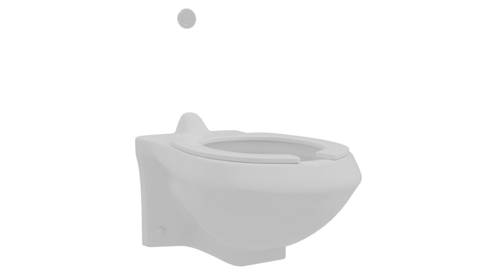 Sleek Modern Toilet 3D Model - Professional 3D Model Render 10