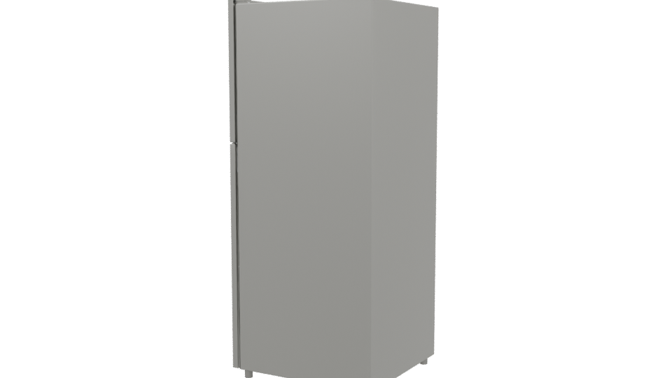 Sleek Modern Refrigerator 3D Model - Professional 3D Model Render 3