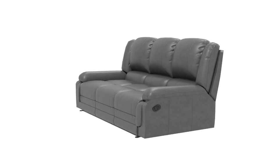 Contemporary Leather Sofa 3D Model - Professional 3D Model Render 13