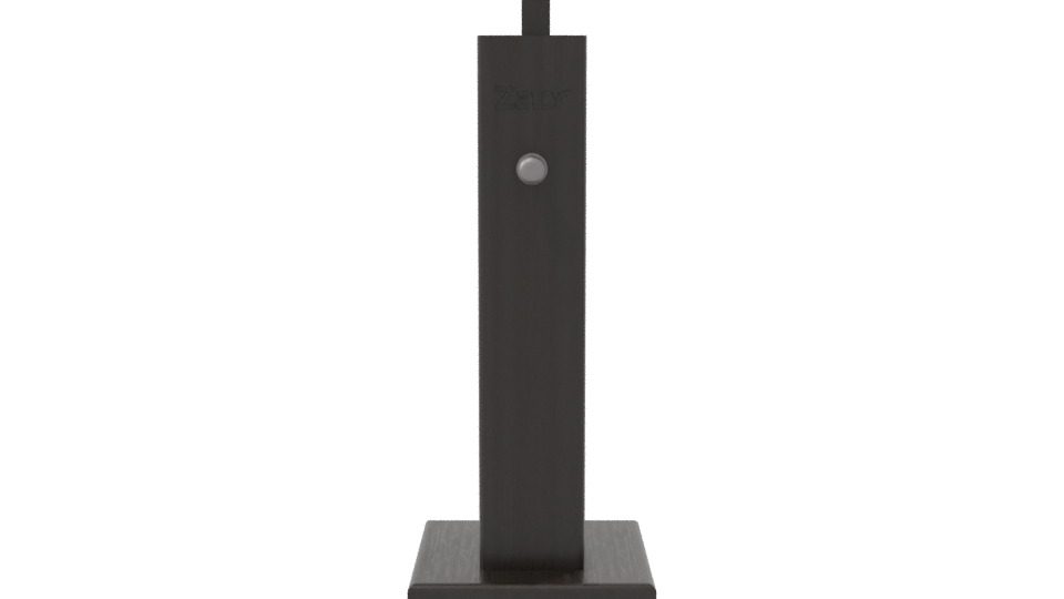 Stand Monitor Black 3D Model - Professional 3D Model Render 8