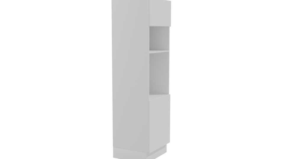 Elegant Minimalist Storage Cabinet 3D Model - Professional 3D Model Render 9