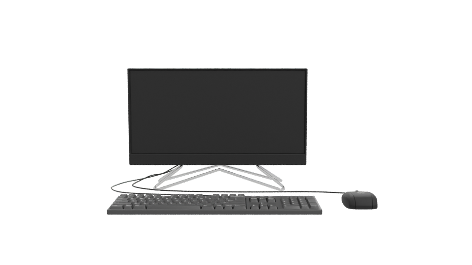 Sleek All-in-One Desktop Computer 3D Model - Professional 3D Model Render 11