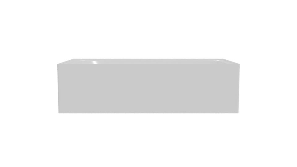 Stylish Modern Bathtub 3D Model - Professional 3D Model Render 11