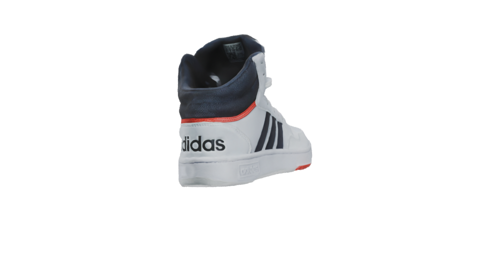 Stylish High-Top Sneakers Model - Professional 3D Model Render 6