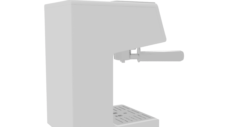 Sleek Espresso Machine Model 3D - Professional 3D Model Render 7